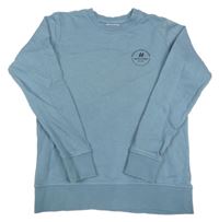 Modrá mikina s logom Jack & Jones