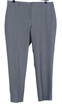 Dámské šedé společenské crop kalhoty Dorothy Perkins 