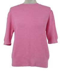 Dámske ružové pletené tričko TU