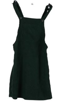 Dámske tmavozelené menšestrové na traké šaty Shein