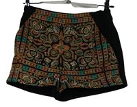 Dámske čierne vyšívané kraťasy Topshop