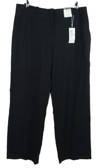 Nové - Dámske čierne straight nohavice M&S