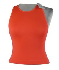 Nové - Dámský korálový žebrovaný elastický crop top Primark 