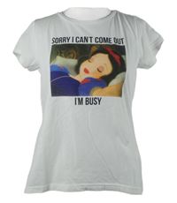 Dámské bílé tričko se Sněhurkou Disney 