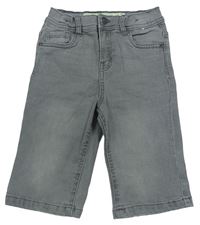 Šedé skinny riflové kraťasy Denim Co.