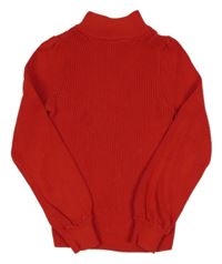 Červený rebrovaný sveter zn. George