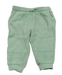 Zelenomodré rebrované tepláky Manor