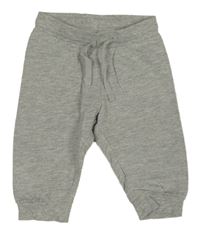 Sivé melírované tepláky H&M