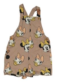 Svetlohnedé plátenné na traké kraťasy s Minnie a Daisy H&M