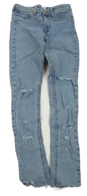 Světlemodré skinny rifle Zara