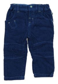 Tmavomodré manšestráky Ergee