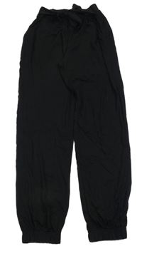 Černé volné kalhoty Yigga