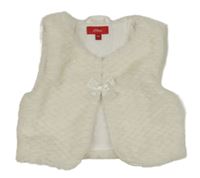 Smotanová kožušinová podšitá vesta S. Oliver