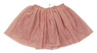 Ružová tylová trblietavá sukňa H&M