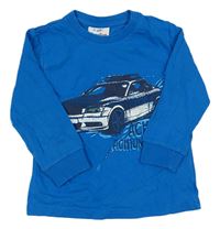 Modré tričko s policejním autom Topolino