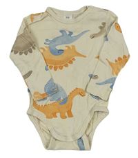 Smotanové body s dinosaurami H&M