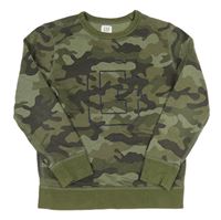Khaki army mikina s písmenkom zn. GAP