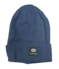 Modrošedá pletená čapica s nášivkou Zara