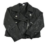 Čierny koženkový krivák Zeeman