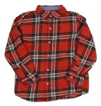 Červená kostkovaná košile Next 