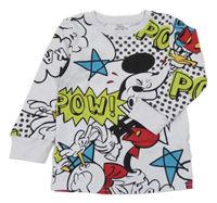Biele tričko s Mickeym Disney