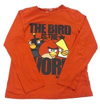 Červené triko s Angry Birds H&M