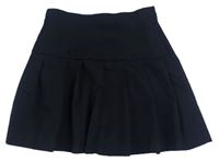 Čierna skladaná sukňa H&M