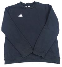 Tmavosivá mikina s logom Adidas