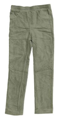 Nové - khakišedé žebrované sametové tregíny dopodopo