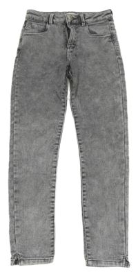 Šedé plísňové skinny teplákové crop rifle RESERVED