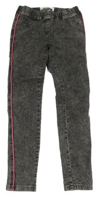 Tmavosivé plesňové rifľové džegíny s pruhom Pepperts!