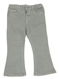 Světlešedé flare rifle ZARA