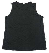 Čierny top s nápismi a smajlíkmi SHEIN