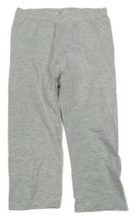 Sivé melírované capri legíny H&M