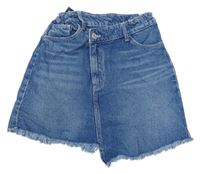 Modrá rifľová sukňa H&M