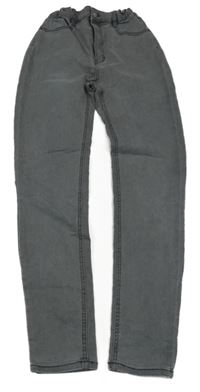 Šedé teplákové rifle Pull & Bear