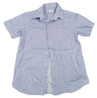 Bielo-modrá vzorovaná košeľa Debenhams
