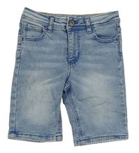 Modré skinny riflové kraťasy Denim Co.