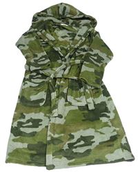 Army chlupatý župan s kapucí M&S
