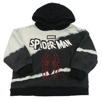 Černo-bílá mikina s pavoukem a kapucí - Spiderman Primark