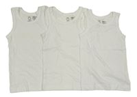 3x bílé tílko F&F