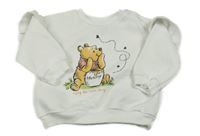 Biela mikina s Púem a volánikmi Matalan