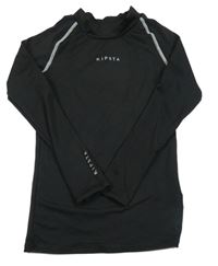 Černé spodní funkční triko Kipsta