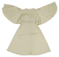 Béžové šaty s perlami Shein