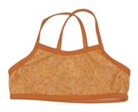 Oranžová plavková lambáda s hviezdami