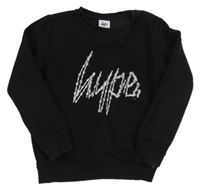 Čierna mikina s logom Hype