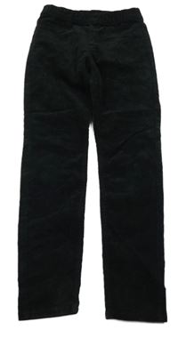 Černé elastické manšestráky H&M