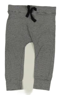 Čierne pruhované ľahké tepláky George