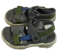 Šedo-zelené sandále vel. 27