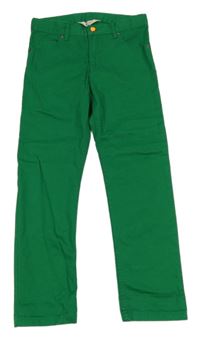 Zelené skinny nohavice H&M